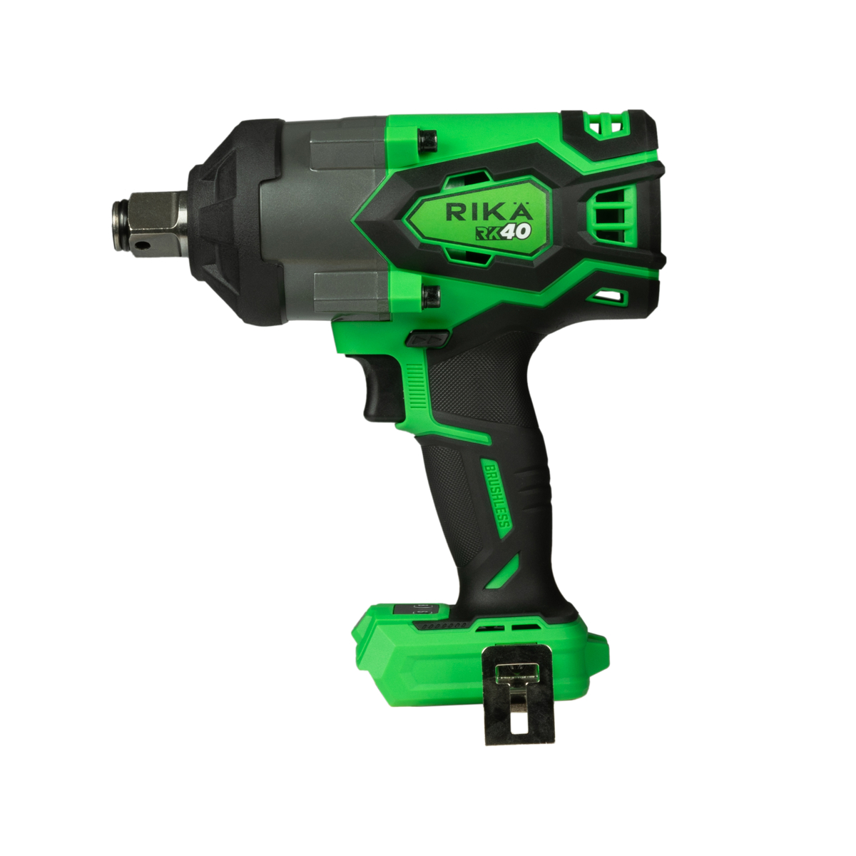 Rikä RK40 40V 3/4in Cordless High-Torque Impact Wrench | 1700Nm Nut-Busting Torque | Friction Ring | Brushless Motor | Body Only